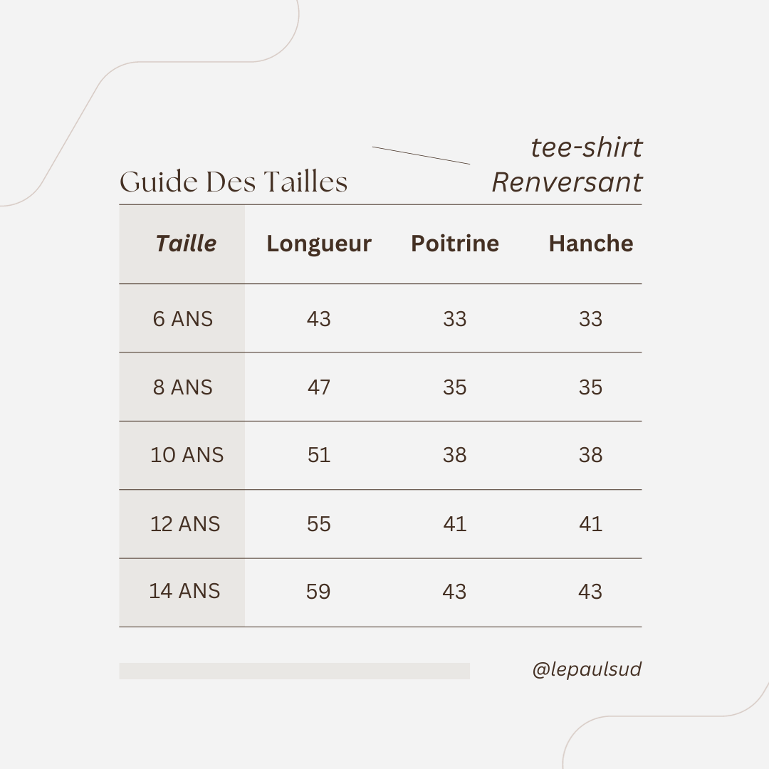 Tee-shirt Renversant unisexe enfant