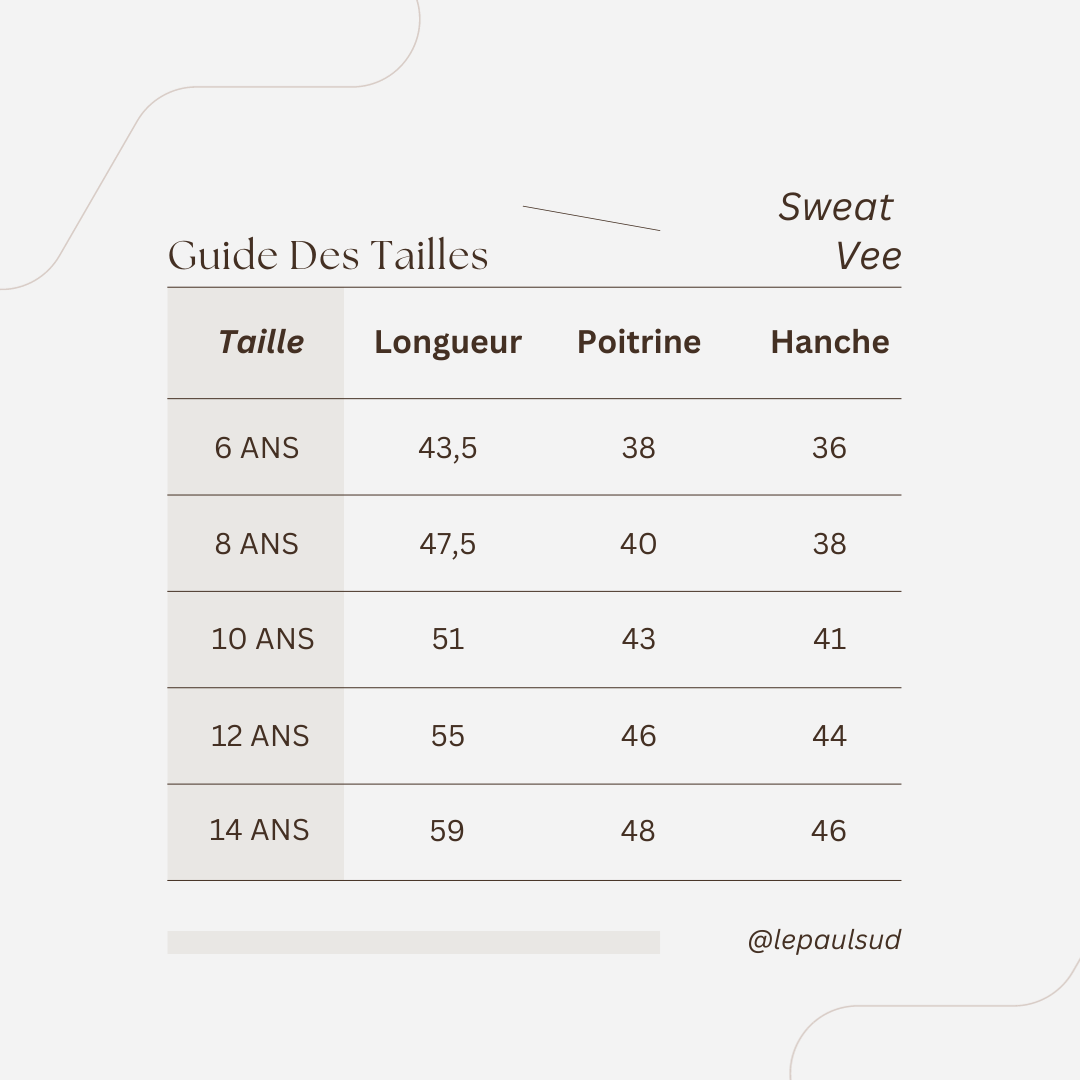 Sweat Vee unisexe enfant